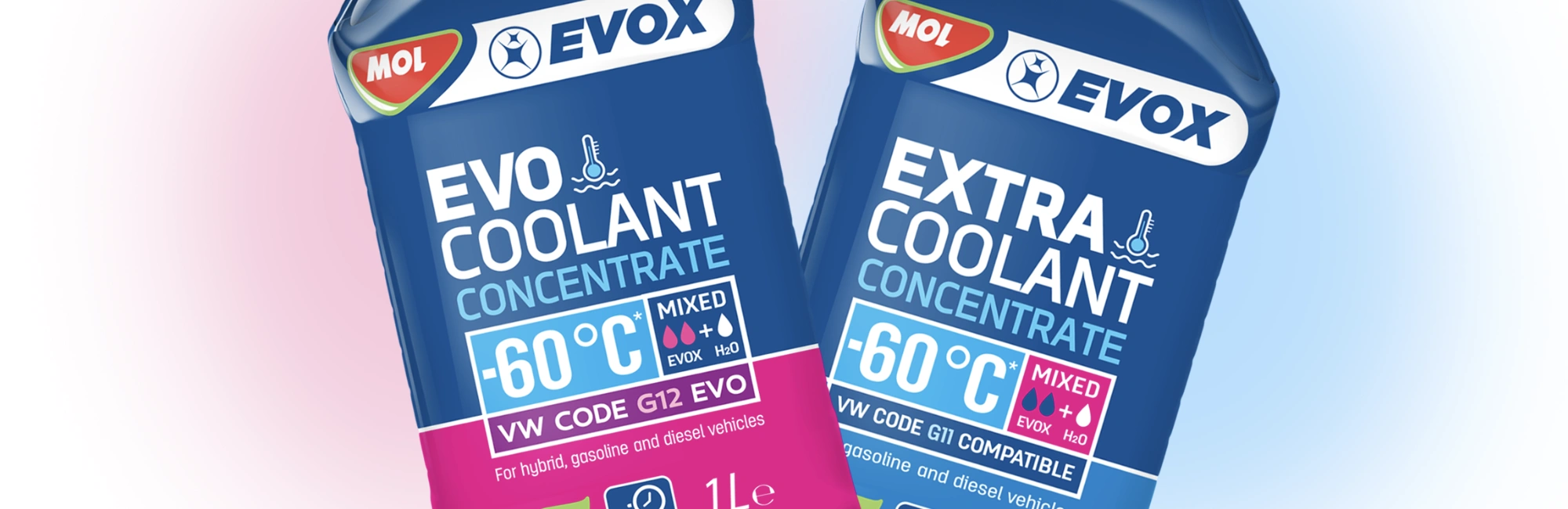 MOL hűtőfolyadék címkedesign