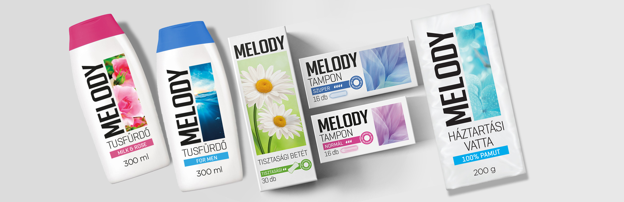 MELODY sajátmárkás csomagolástervezés