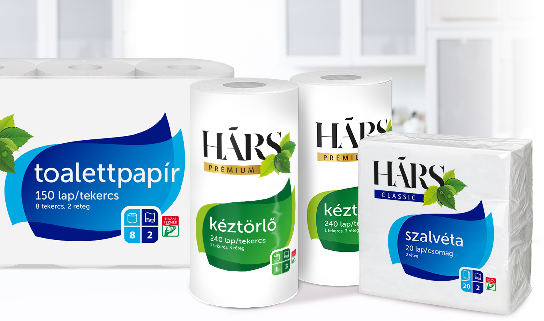 Hárs sajátmárkás csomagolástervezés