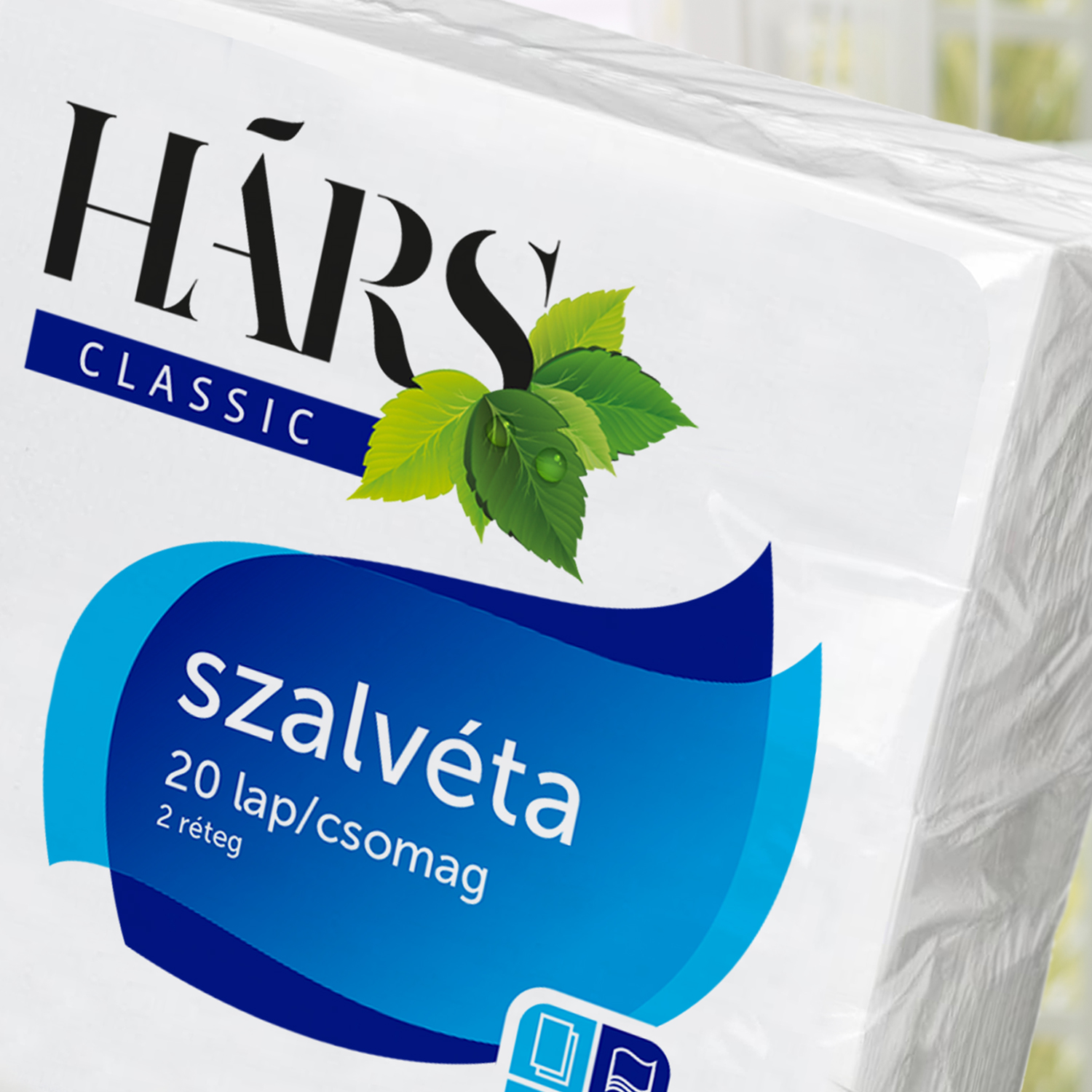 HÁRS szalvéta csomagolás