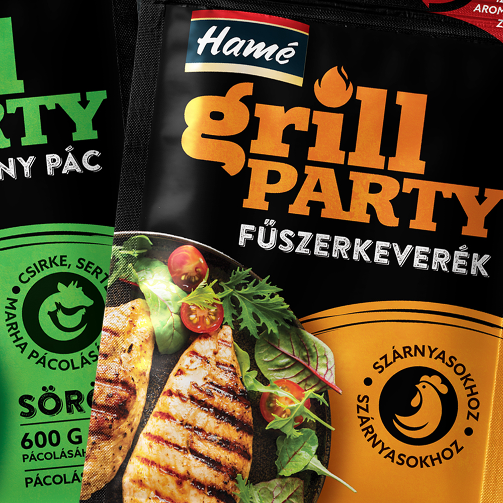 Hamé grillcsomagolás