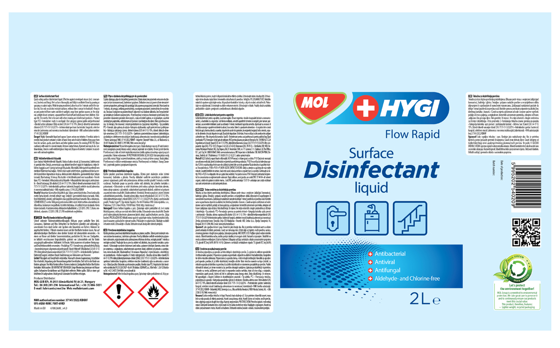 MOL HYGI sleeve fólia