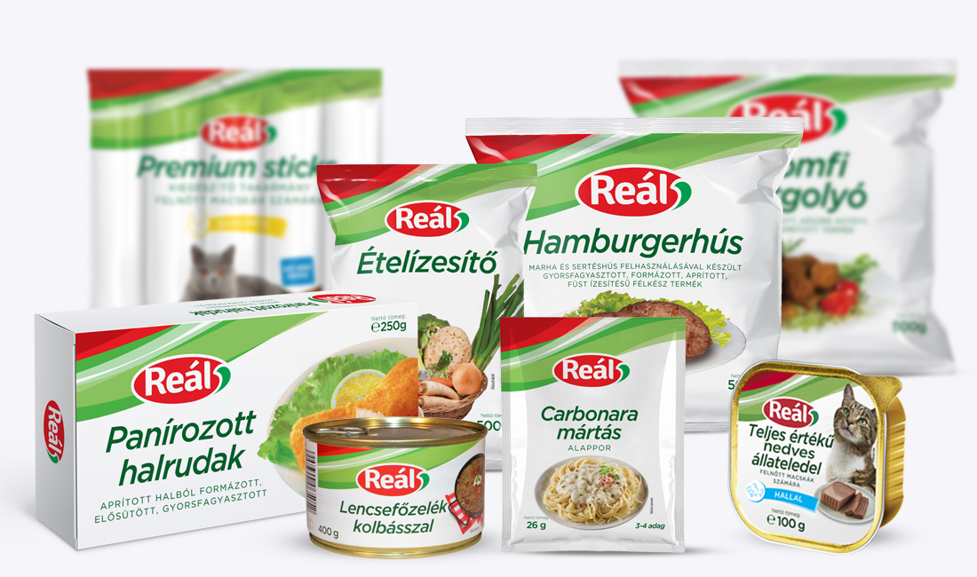 Real sajátmárkás csomagolások tervezése