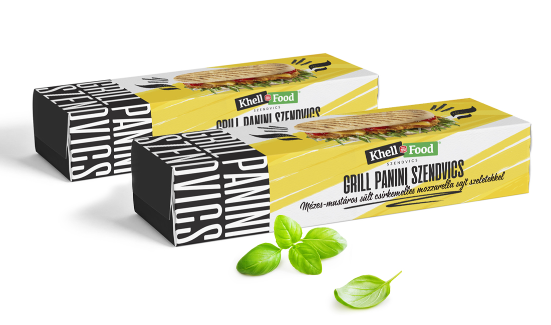 Khell Food panini csomagolástervezés
